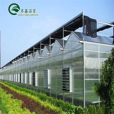 Hoofdstructuur Warm gegalvaniseerd Aluminium staal Prefab Groenhuis voor Tomatenteelt