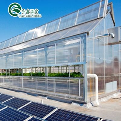 Hoofdstructuur Warm gegalvaniseerd Aluminium staal Prefab Groenhuis voor Tomatenteelt