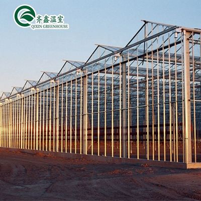 Glastuinventilatiesysteem met gehard glas of PC-plaat